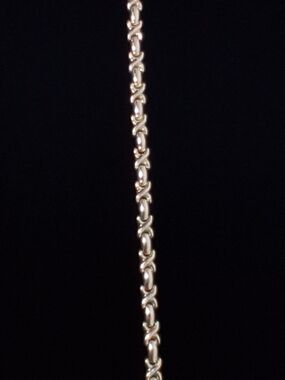 Milor 925 sterling silver x link bracelet 7.5"